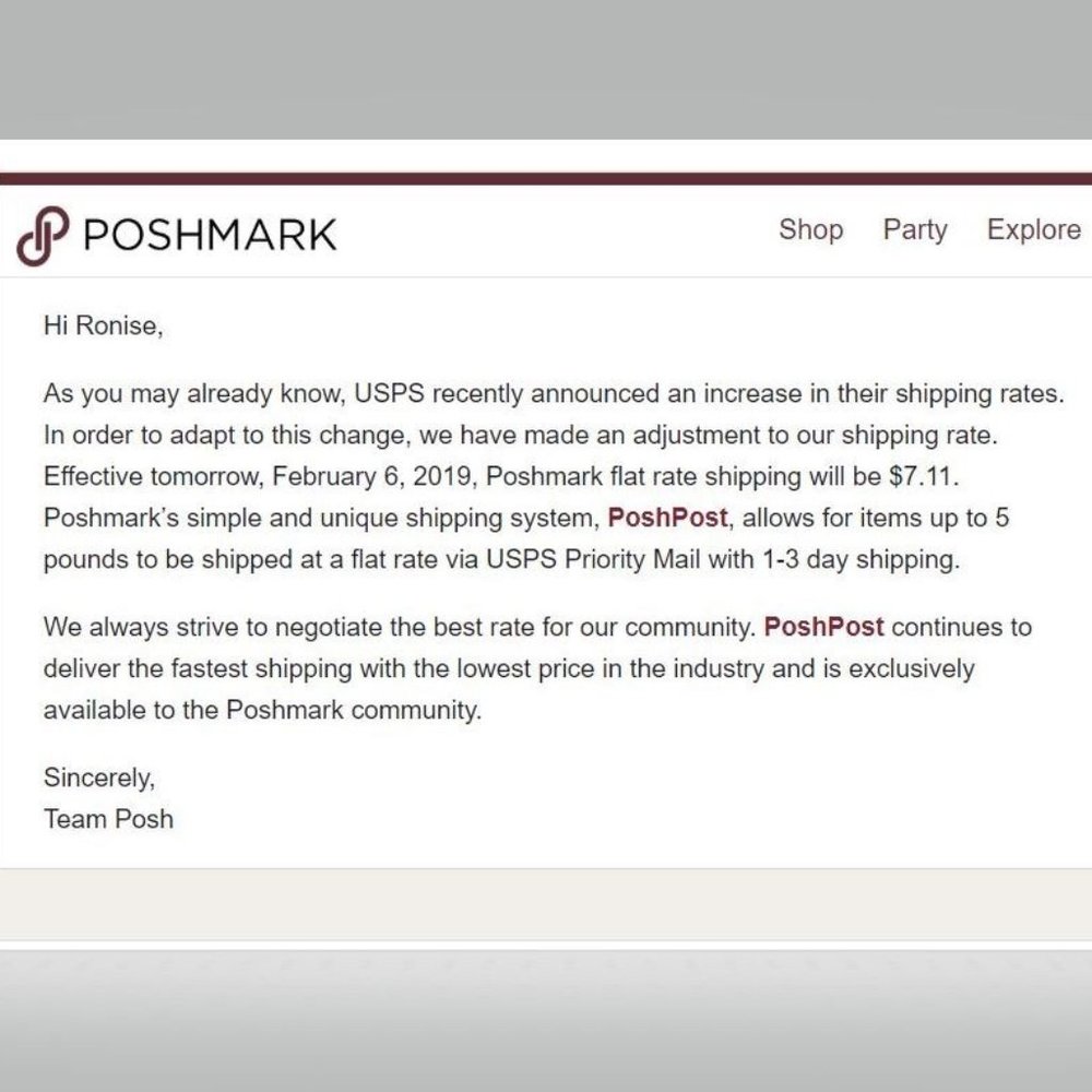 Poshmark Message!